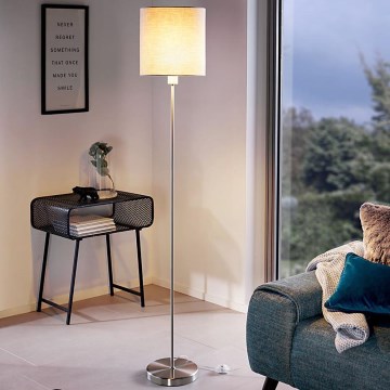 Eglo 96377 - Stovinti lempa PASTERI 1xE27/60W/230V skersmuo 28 cm pilka