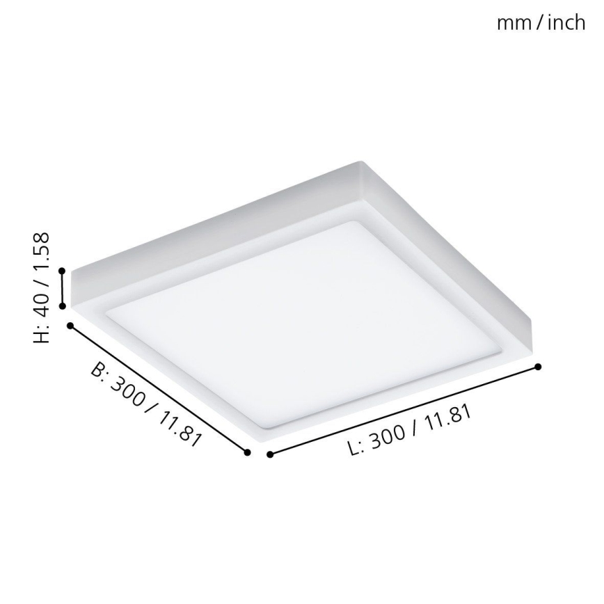 Eglo 96494 - lauko lubinis LED šviestuvas ARGOLIS LED/22W IP44
