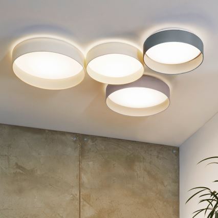 Eglo - LED Pritemdomas lubinis šviestuvas 1xLED/18W/230V smėlio spalva
