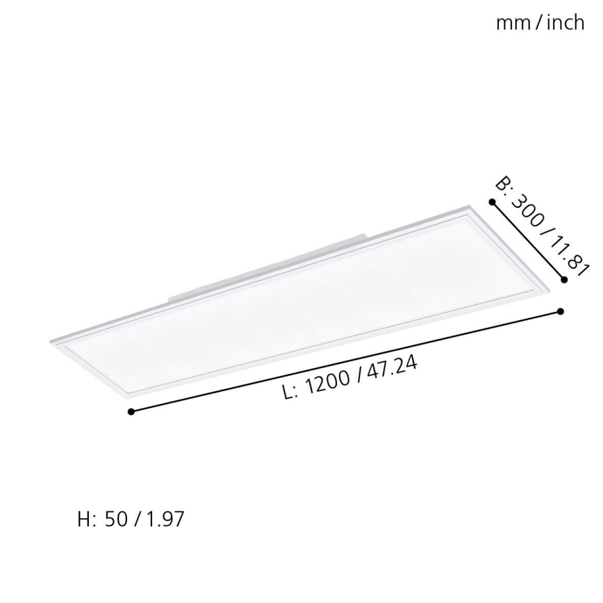 Eglo - LED RGBW Pritemdomas šviestuvas SALOBRENA-C LED/31W + nuotolinio valdymo pultas