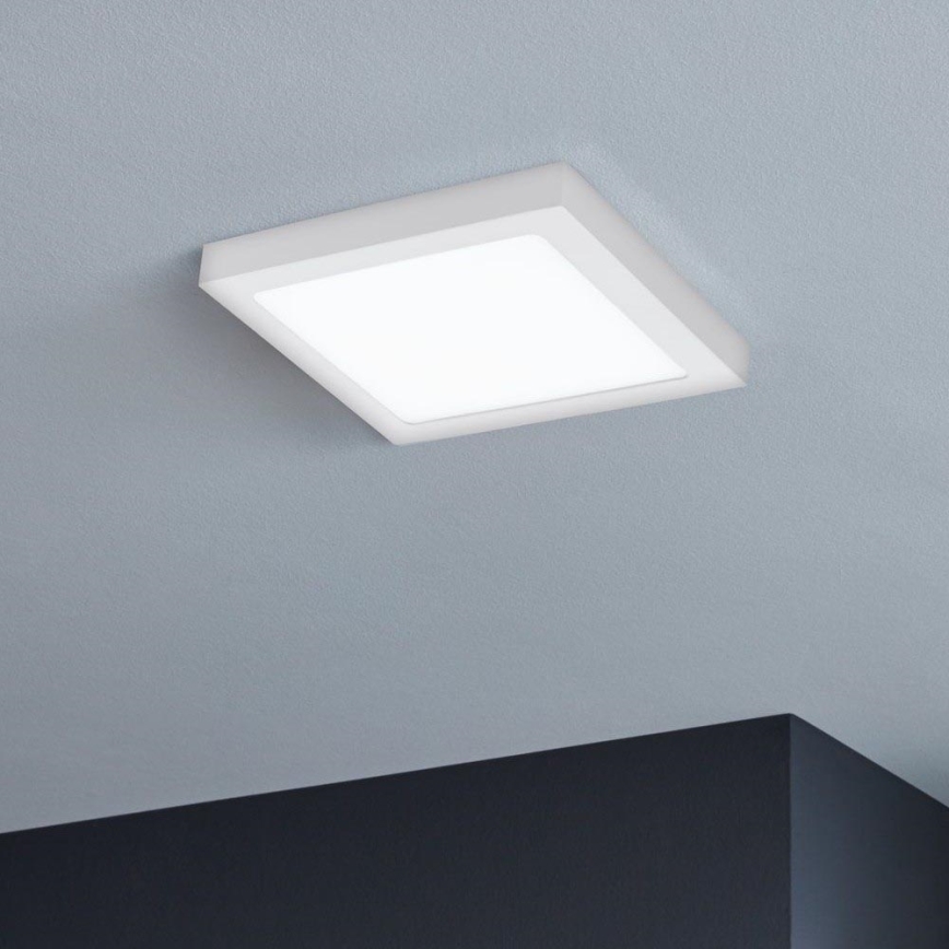 Eglo - LED RGBW reguliuojamas lubų šviestuvas FUEVA-C LED/15,6W/230V Bluetooth 22,5x22,5 cm