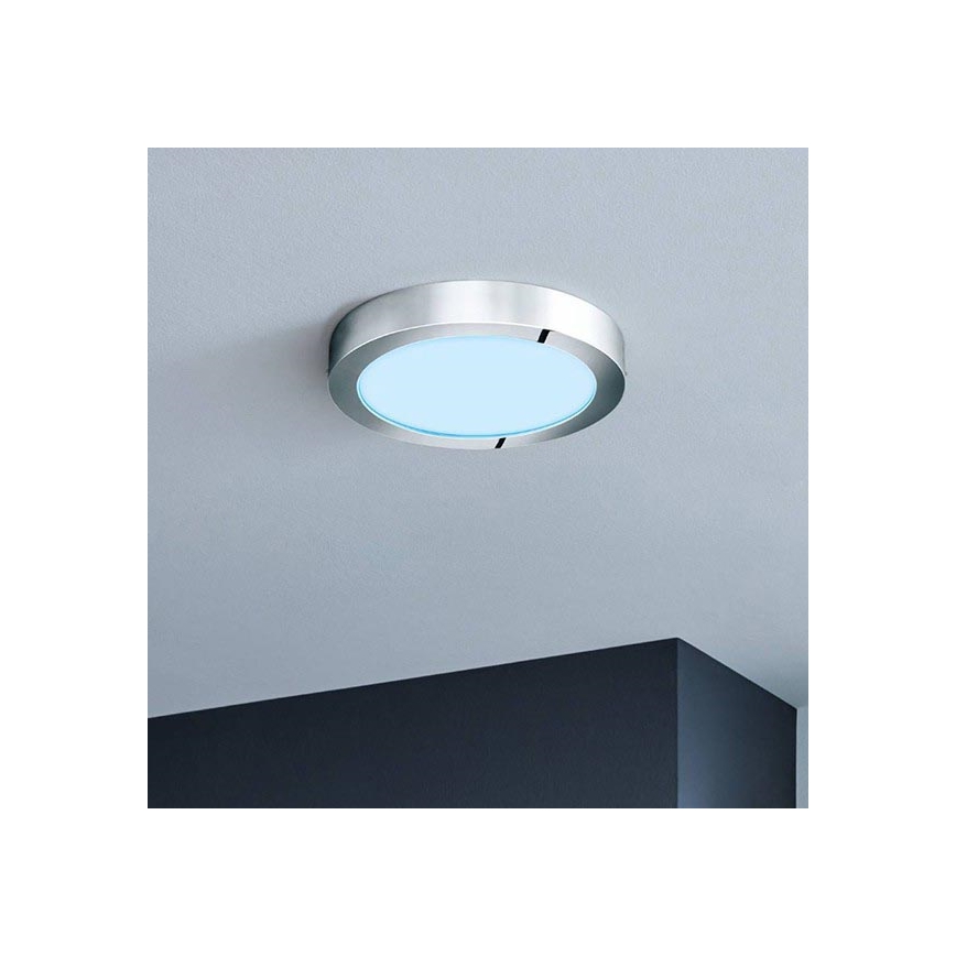 Eglo - Dimeriuojamas LED RGBW lubų šviestuvas FUEVA-C LED/15,6W/230V Bluetooth, skersmuo 22,5 cm