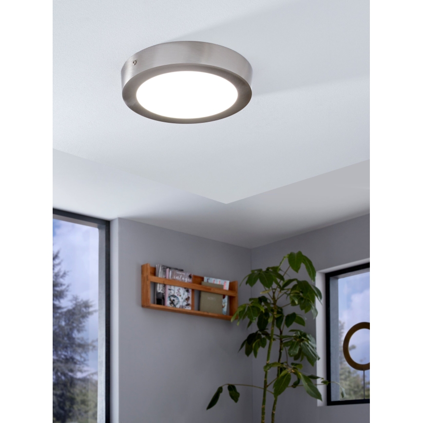 Eglo - Dimeriuojamas LED RGBW lubų šviestuvas FUEVA-C LED/15,6W/230V Bluetooth, skersmuo 22,5 cm
