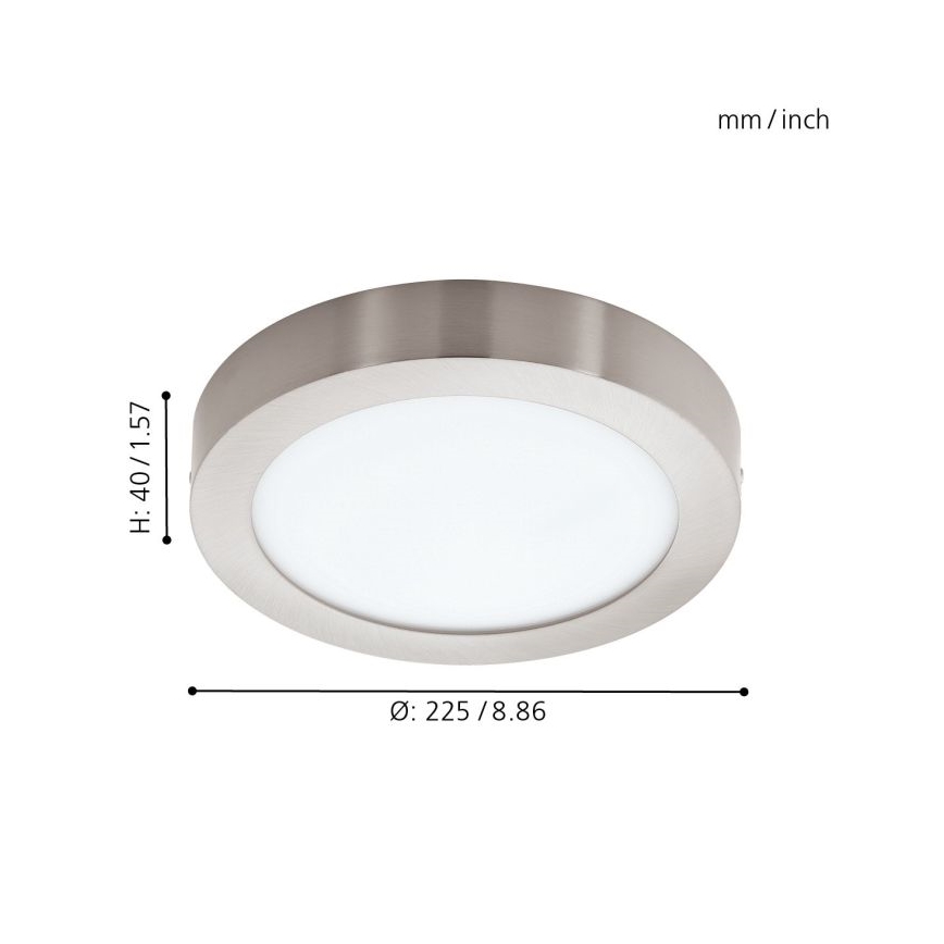 Eglo - LED RGBW Reguliuojamas lubinis šviestuvas FUEVA-C LED/15,6W/230V Bluetooth