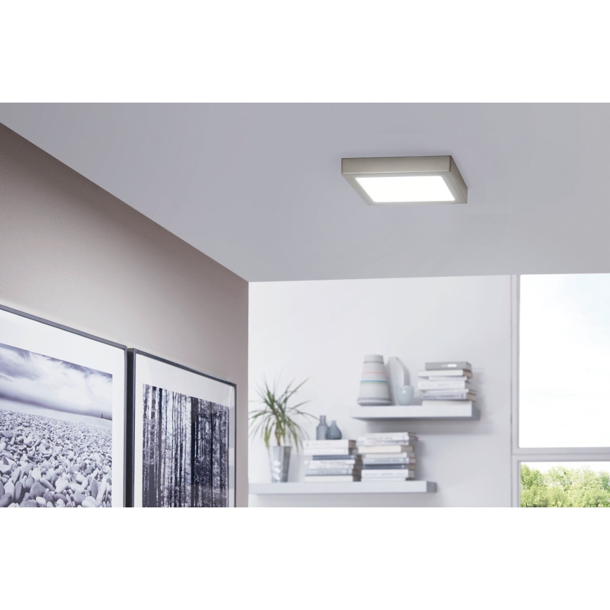 Eglo - LED RGBW reguliuojamas lubų šviestuvas FUEVA-C LED/15,6W/230V Bluetooth 22,5x22,5 cm