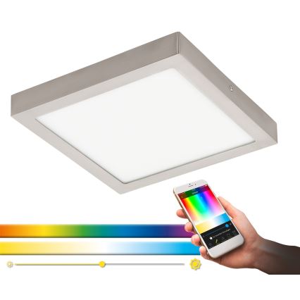 Eglo - LED RGBW Reguliuojamas lubinis šviestuvas FUEVA-C LED/21W/230V