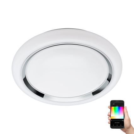 Eglo - LED RGBW Reguliuojamas lubinis šviestuvas CAPASSO-C LED/17W/230V