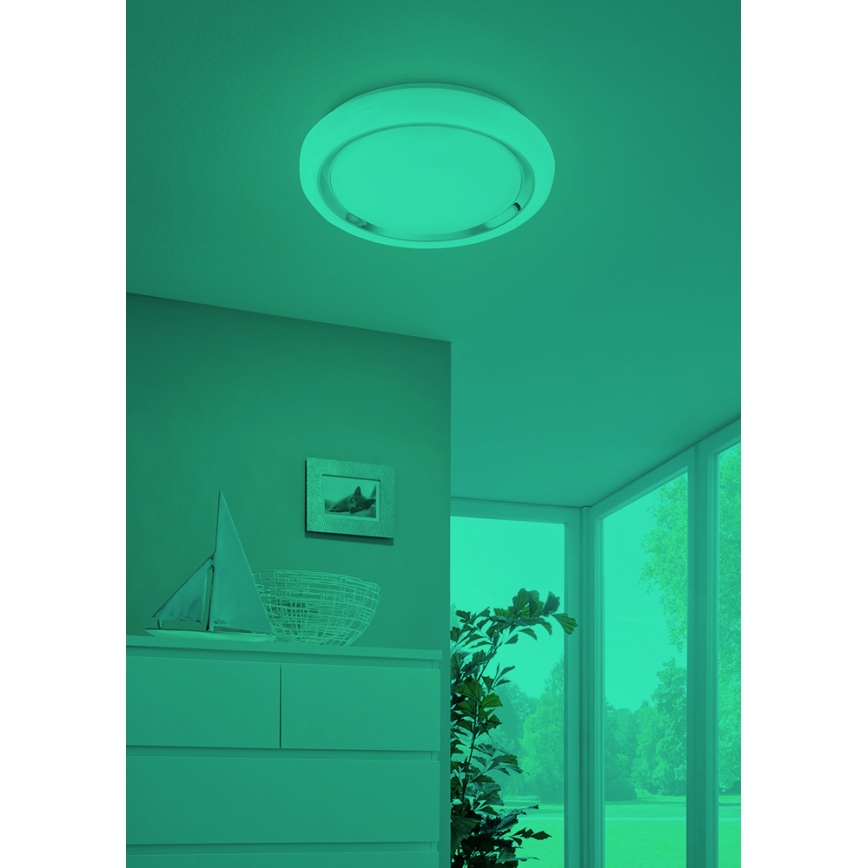 Eglo - LED RGBW Reguliuojamas lubinis šviestuvas CAPASSO-C LED/17W/230V