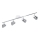Eglo 96837 - LED akcentinis šviestuvas MONCALVIO 1 4xGU10/5W/230V