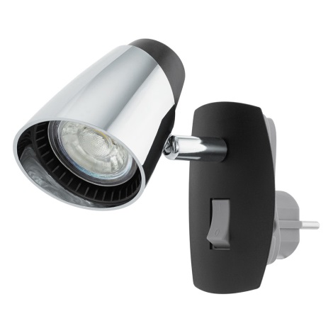 Eglo 96845 - LED sieninis šviestuvas, jungiamas į kištukinį lizdą MONCALVIO 1xGU10/3,3W/230V