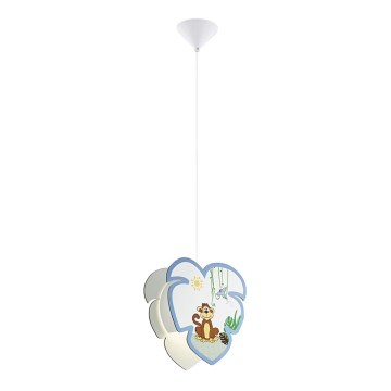 Eglo 96952 - Pakabinamas vaikiškas šviestuvas, kabinamas ant virvės LOUIE 1xE27/60W/230V