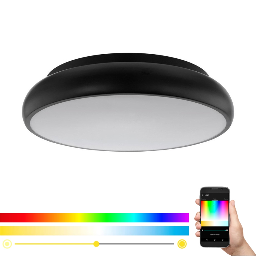 Eglo 96996 - LED RGB Lubinis šviestuvas RIODEVA-C 1xLED/27W/230V