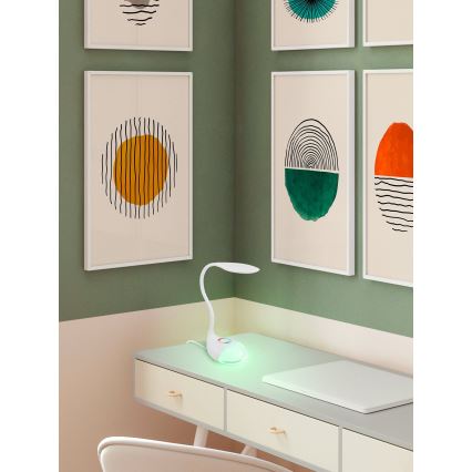 Eglo - LED Reguliuojamas stalinis šviestuvas LED/2,2W+0,3W/230V RGB