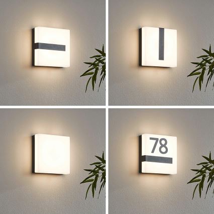 Eglo - LED Reguliuojamas lauko sieninis šviestuvas TORAZZA-C LED/14W/230V IP44