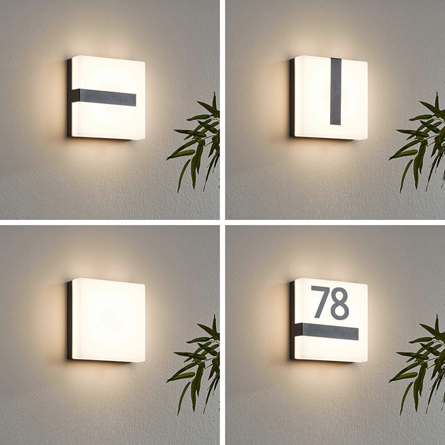 Eglo - LED Reguliuojamas lauko sieninis šviestuvas TORAZZA-C LED/14W/230V IP44