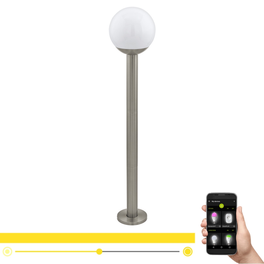 Eglo 97249 - LED reguliuojamas lauko šviestuvas NISIA-C 1xE27/9W/230V 980 mm IP44