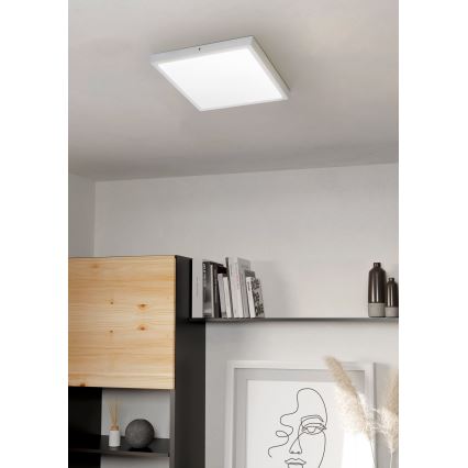 Eglo - LED lubinis šviestuvas LED/25W/230V baltas, kvadratinis, 4000K, 40x40 cm