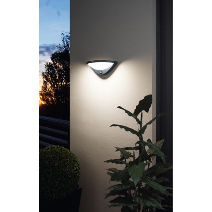 Eglo 97312 - LED Lauko sieninis šviestuvas su jutikliu BELCREDA LED/9,3W/230V IP44