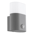 Eglo 97315 - Sieninis LED lauko šviestuvas su jutikliu FAVRIA LED/11W/230V
