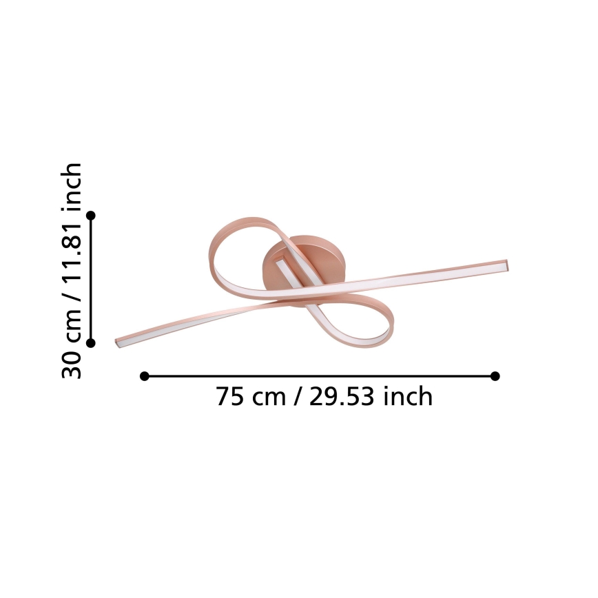 Eglo - LED tvirtinamas sietynas 2xLED/11W/230V