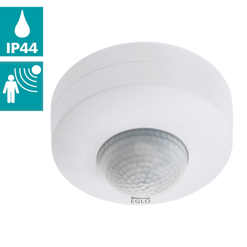 Eglo - Lauko judesio jutiklis 12 m baltas IP44