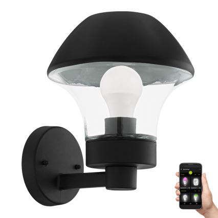 Eglo 97446 - Pritemdomas LED Lauko šviestuvas VERLUCCA-C 1xE27/9W/230V IP44 Bluetooth