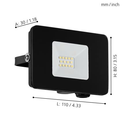 Eglo - LED prožektorius LED/10W/230V IP65