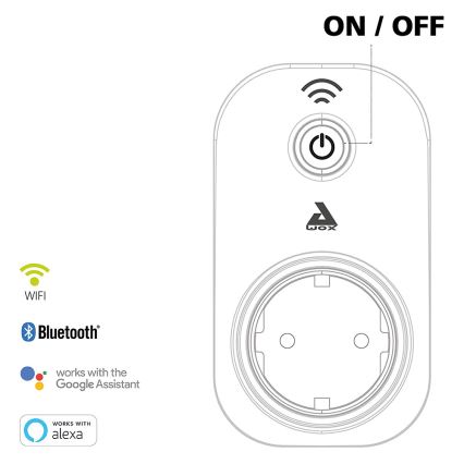 Eglo - Išmanus kištukinis lizdas / Connect kištukas 2300W