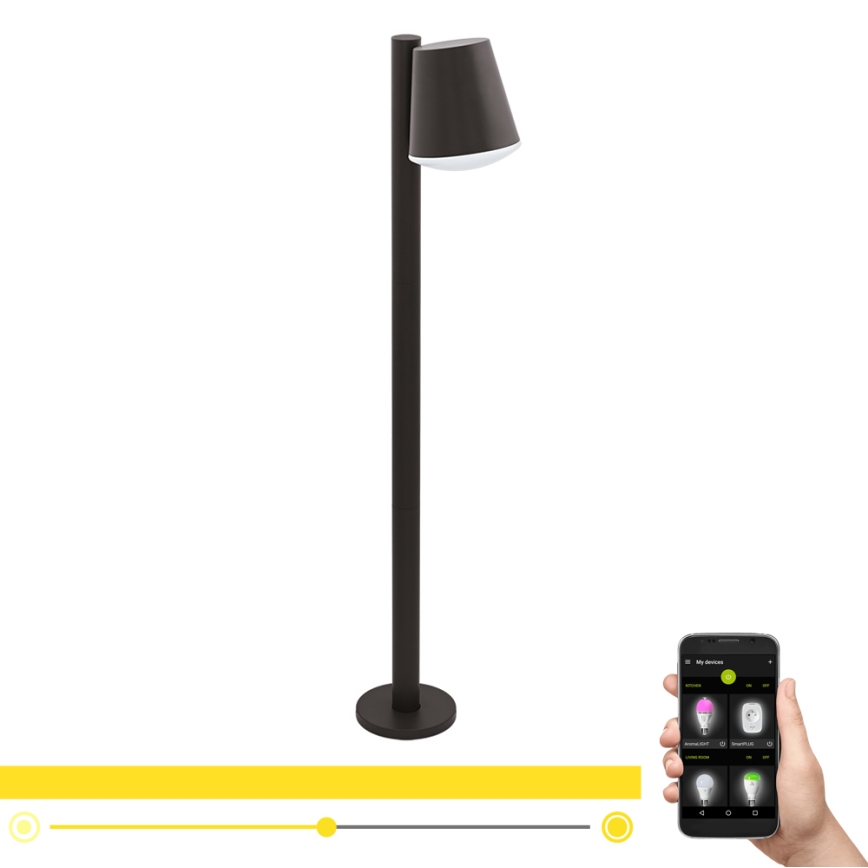 Eglo - LED RGB Pritemdoma lauko lempa CALDIERO-C 1xE27/9W/230V antracitas IP44