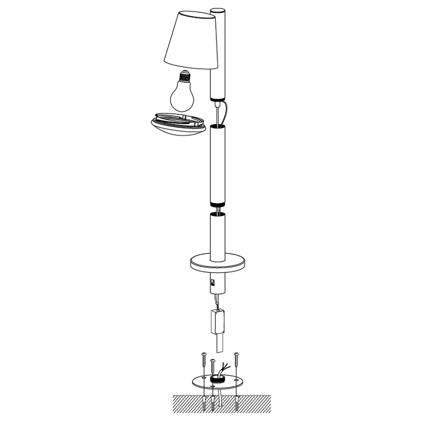 Eglo - LED RGB Pritemdoma lauko lempa CALDIERO-C 1xE27/9W/230V antracitas IP44