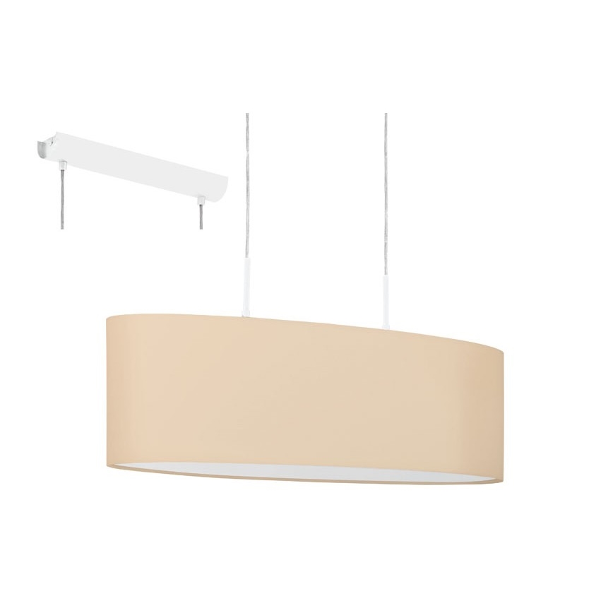 EGLO 97563 - Sietynas, kabinamas ant virvės PASTERI-P 2xE27/60W/230V
