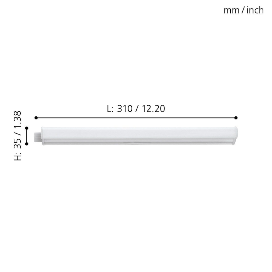 Eglo - LED virtuvės šviestuvas, kabinamas po spintele LED/3,2W/230V