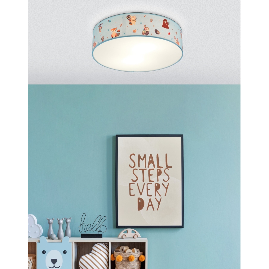 Eglo - Vaikiškas lubinis šviestuvas 2xE27/40W/230V