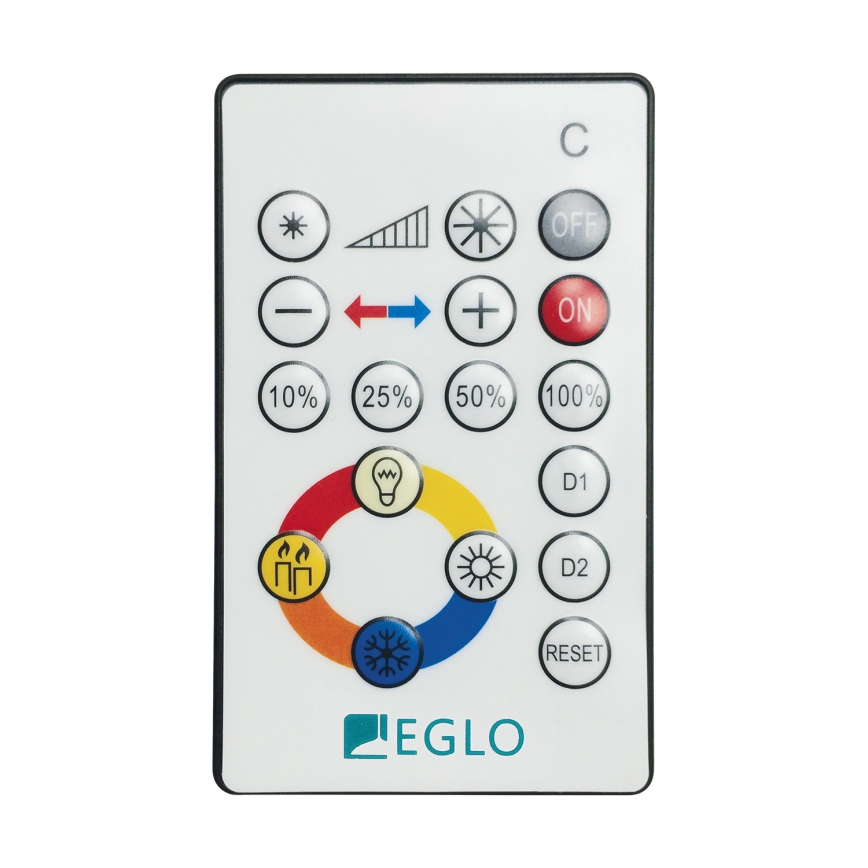 Eglo - dimeriuojamas LED lubų šviestuvas LED/21W/230V Ø 45 cm + su nuotoliniu pultu