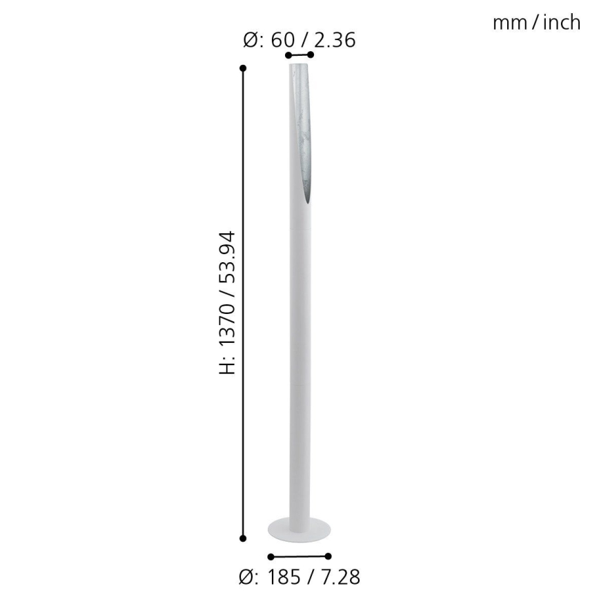 Eglo - LED toršeras 1xGU10/4,5W/230V