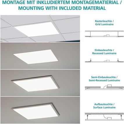 Eglo - LED RGB Pritemdomas šviestuvas SALOBRENA-C 1xLED/24W/230V + nuotolinio valdymo pultas