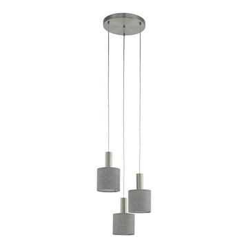 Eglo 97673 - Sietynas, kabinamas ant virvės CONCESSA 2 3xE27/60W/230V
