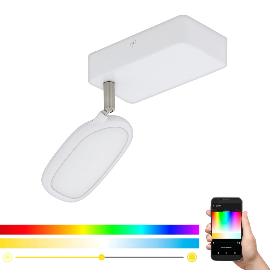Eglo - LED RGB Įmontuojamas šviestuvas PALOMBARE-C 1xLED/5W/230V