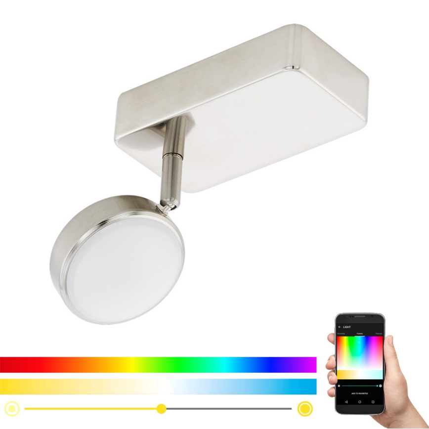 Eglo 97714 - LED RGB Pritemdomi akcentiniai šviestuvai CORROPOLI-C LED/5W/230V