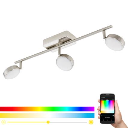 Eglo - LED RGB Įmontuojamas šviestuvas CORROPOLI-C 3xLED/5W/230V