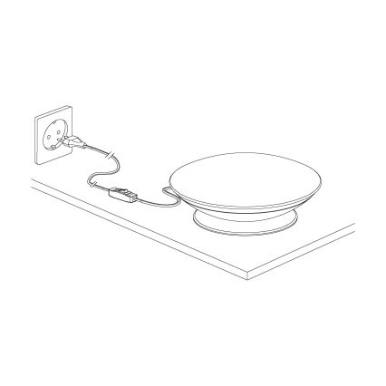 Eglo 97813 - reguliuojama LED RGB stalinė lempa FRATTINA-C 1xLED/18W/230V