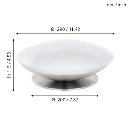 Eglo 97813 - Reguliuojamas LED stalinis šviestuvas FRATTINA-C 1xLED/18W/230V
