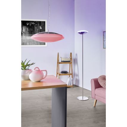 Eglo 97814 - LED RGB reguliuojama grindų lempa FRATTINA-C 1xLED/18W/230V
