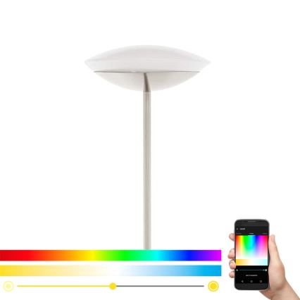Eglo 97814 - LED RGB reguliuojama grindų lempa FRATTINA-C 1xLED/18W/230V