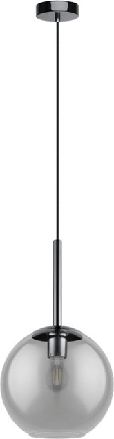 Eglo 97847 - Pakabinamas šviestuvas TINDARI ant laido 1xE27/28W/230V juodas/dūminis