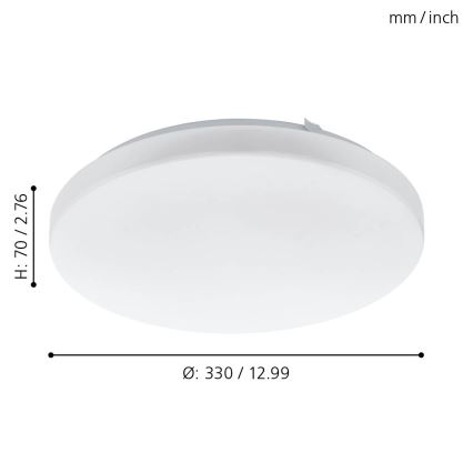 Eglo - LED lubinis šviestuvas LED/14,6W/230V
