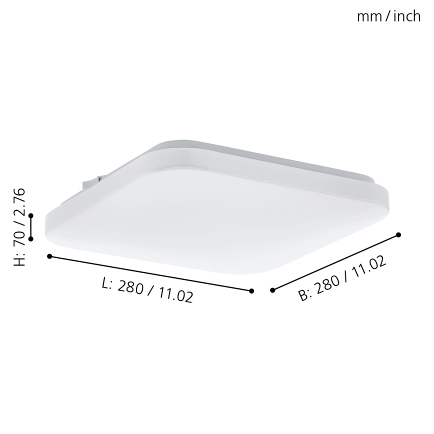 Eglo - Lubinis LED šviestuvas LED/11,5W/230V