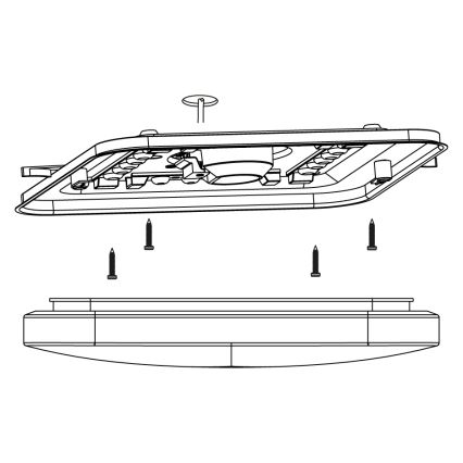 Eglo - Lubinis LED šviestuvas LED/11,5W/230V