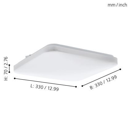 Eglo - Lubinis LED šviestuvas LED/14,6W/230V