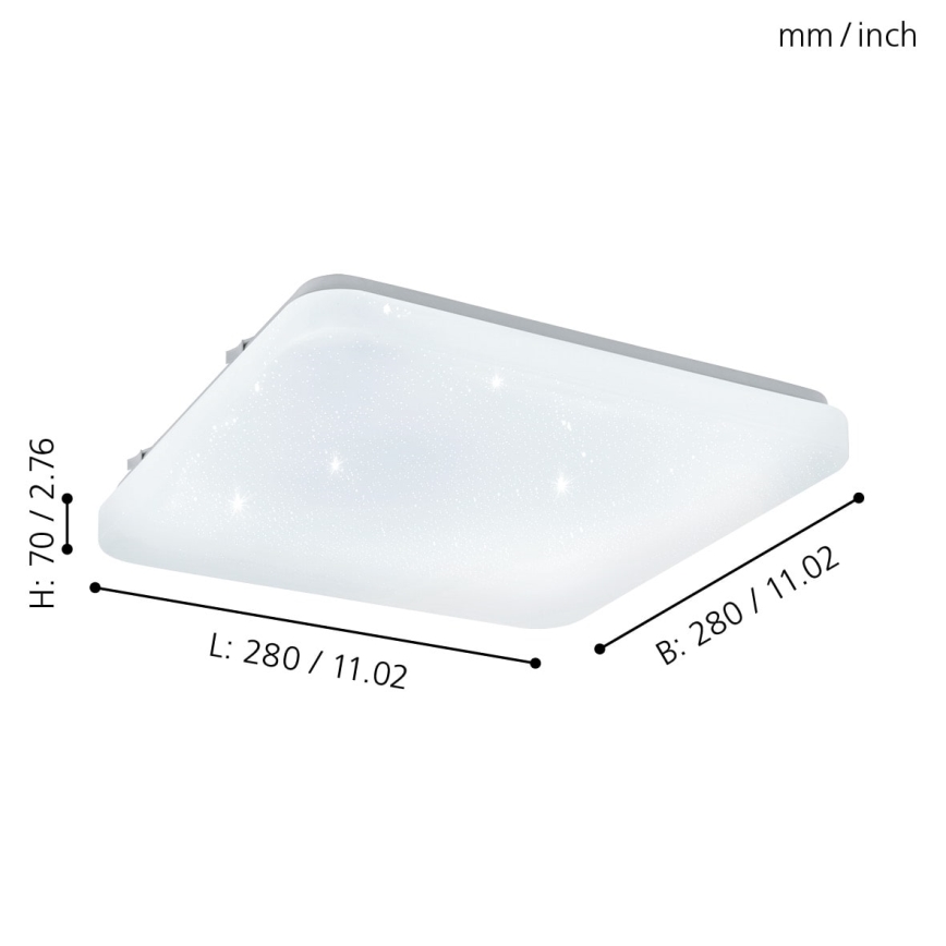 Eglo - Lubinis LED šviestuvas LED/11,5W/230V